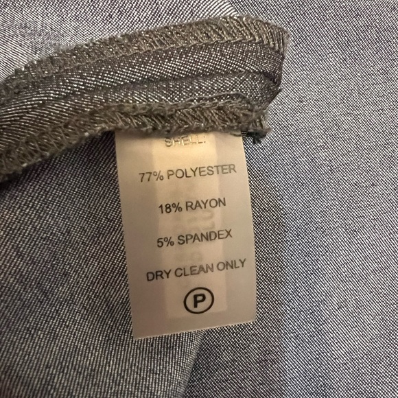 Calvin Klein Chambray Dress Size 4 - Picture 3 of 12